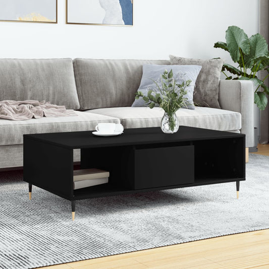 Soffbord Svart 104x60x35 cm