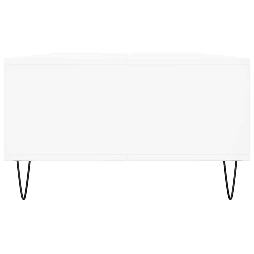 Soffbord vit 104x60x35 cm konstruerat trä