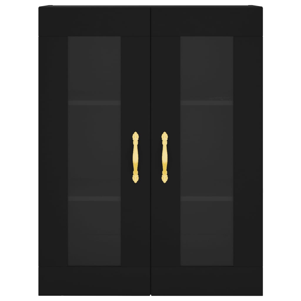 Väggskåp Svart 69,5x34x90 cm