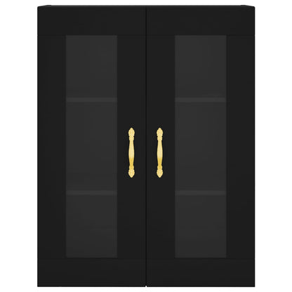 Väggskåp Svart 69,5x34x90 cm