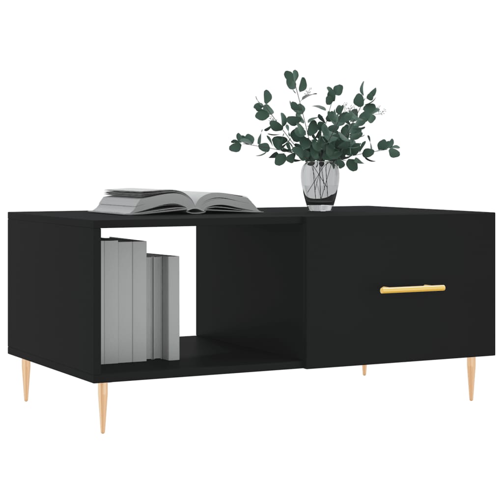 Soffbord Svart 90x50x40 cm