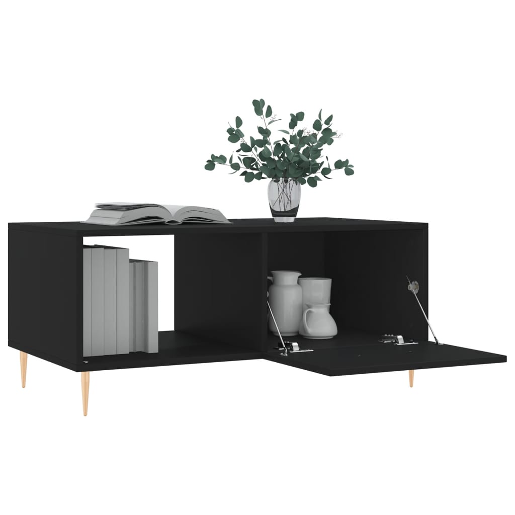 Soffbord Svart 90x50x40 cm