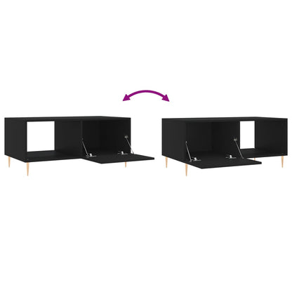 Soffbord Svart 90x50x40 cm