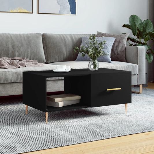 Soffbord Svart 90x50x40 cm