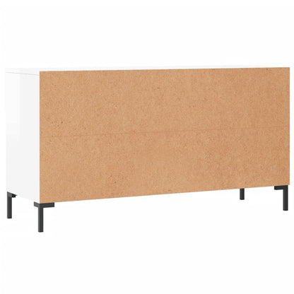 Skoställ Högglans Vit Skobänk 102x35x55 cm