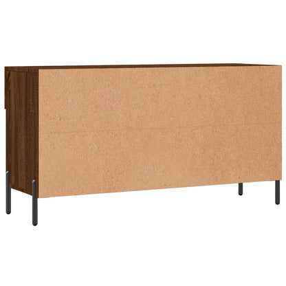 Skoställ Brun Ek Skobänk 102x35x55 cm