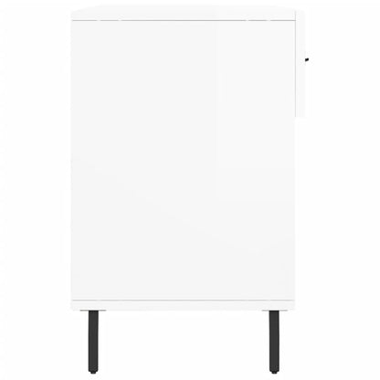 Skoställ Högglans Vit Skobänk 102x35x55 cm