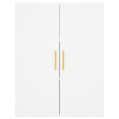 Skåp Vit 69,5x34x180 cm