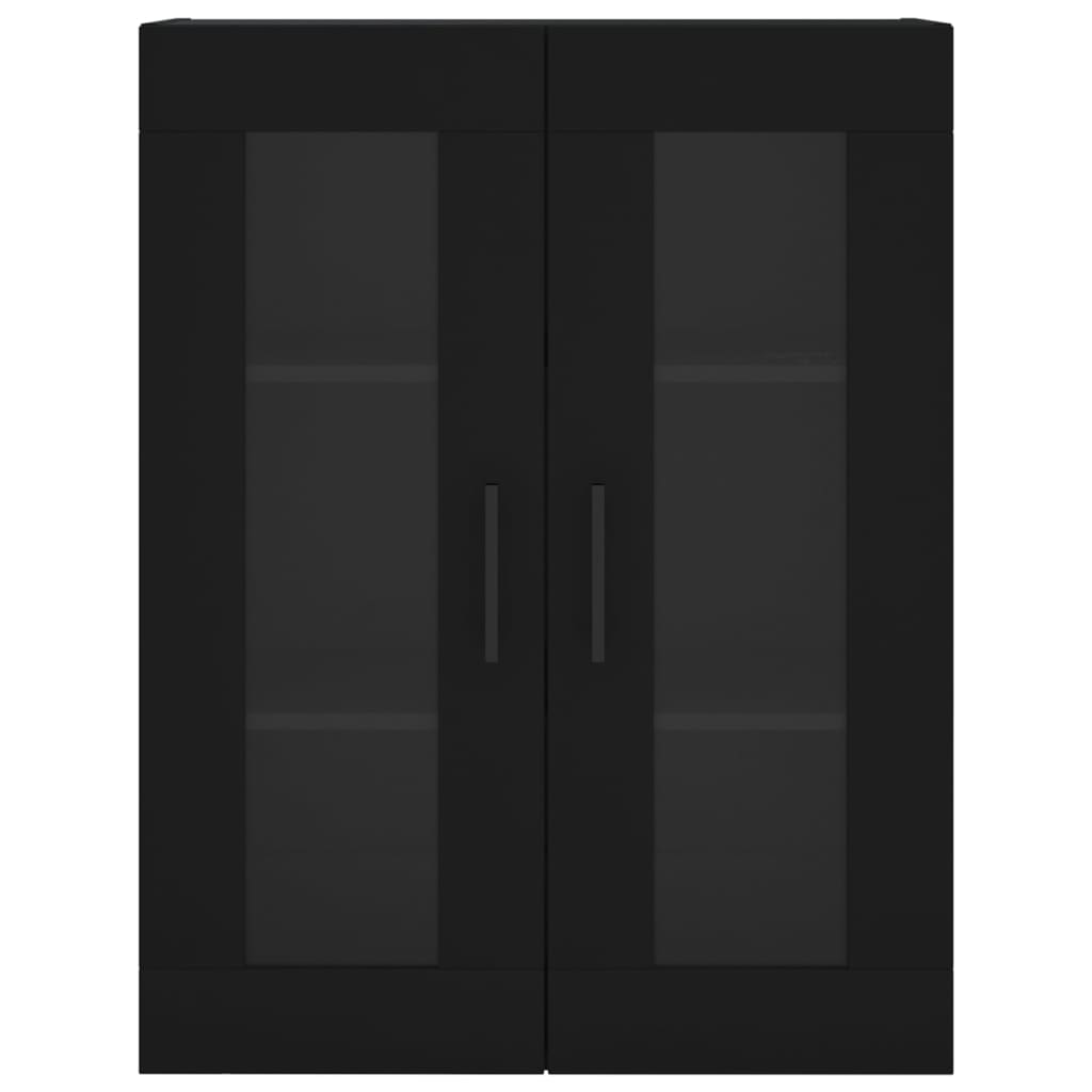 Skåp Svart 69,5x34x180 cm