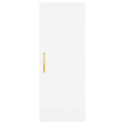 Skåp Vit 34,5x34x180 cm