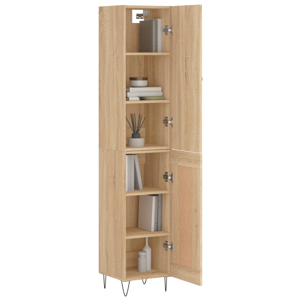 Skåp Sonoma Ek 34,5x34x180 cm