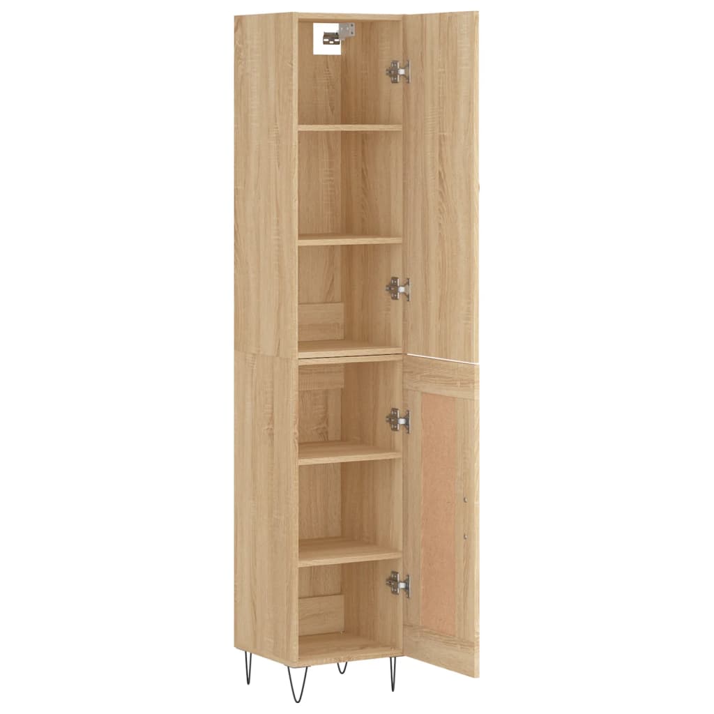 Skåp Sonoma Ek 34,5x34x180 cm