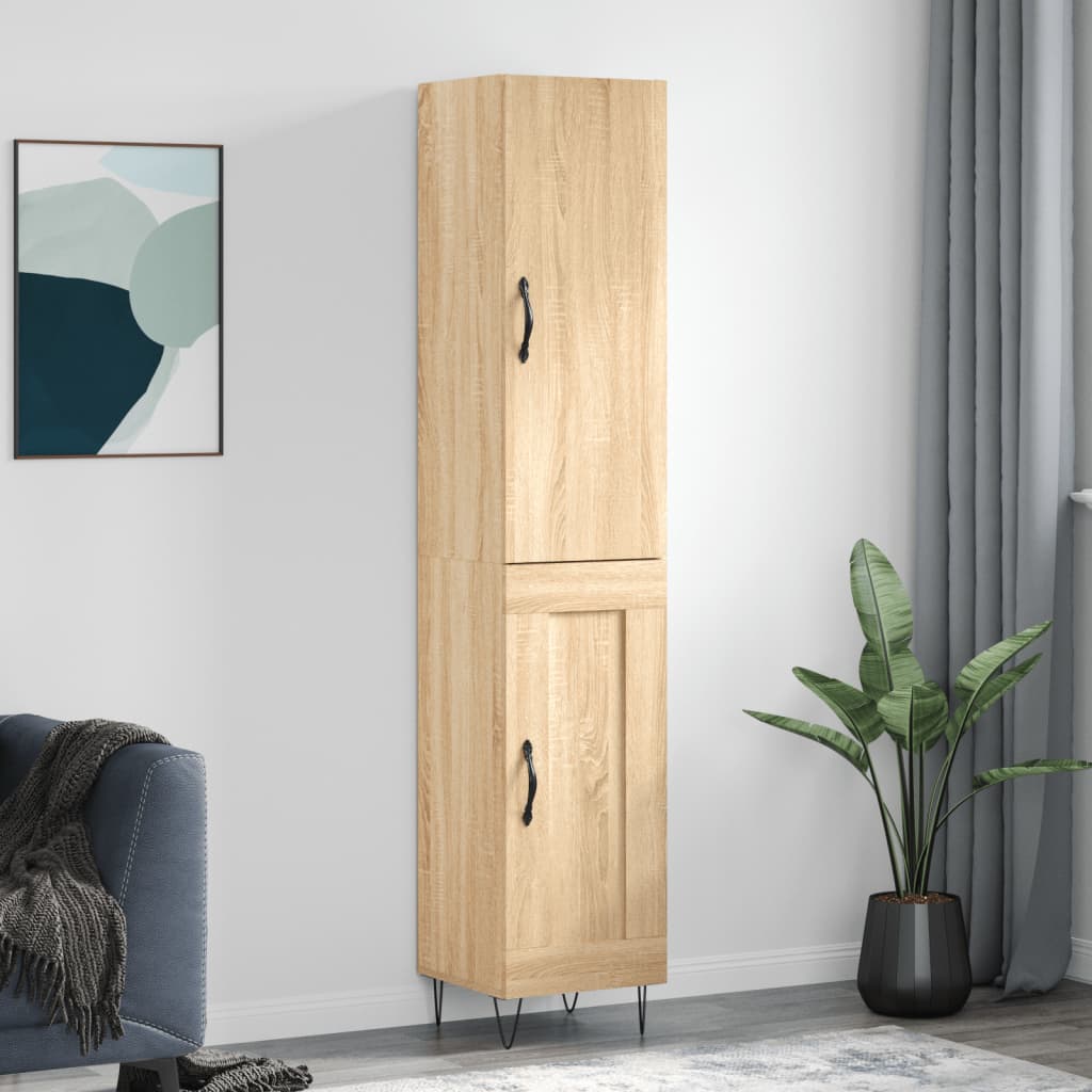 Skåp Sonoma Ek 34,5x34x180 cm