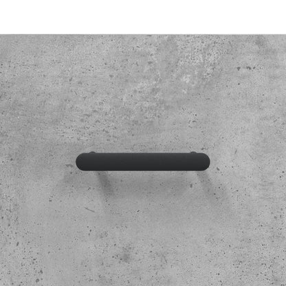Skåp Betonggrå 34,5x34x180 cm