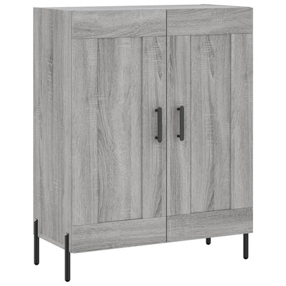 Högskåp Grå Sonoma 69,5x34x180 cm konstruerat trä