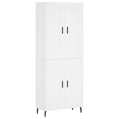 Skåp Vit 69,5x34x180 cm