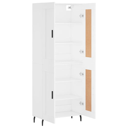 Skåp Vit 69,5x34x180 cm