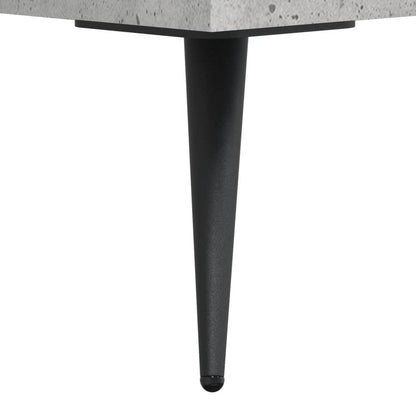 Högskåp betonggrå 69,5x34x180 cm konstruerat trä