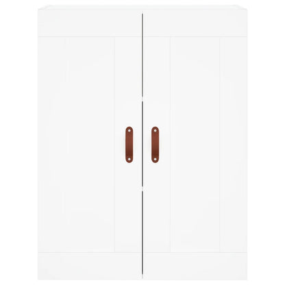 Skåp Vit 69,5x34x180 cm