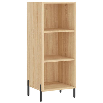 Högskåp sonoma-ek34,5x34x180 cm konstruerat trä