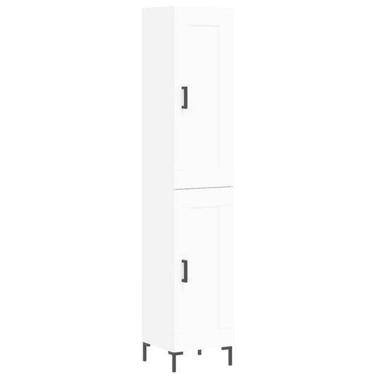 Skåp Vit 34,5x34x180 cm
