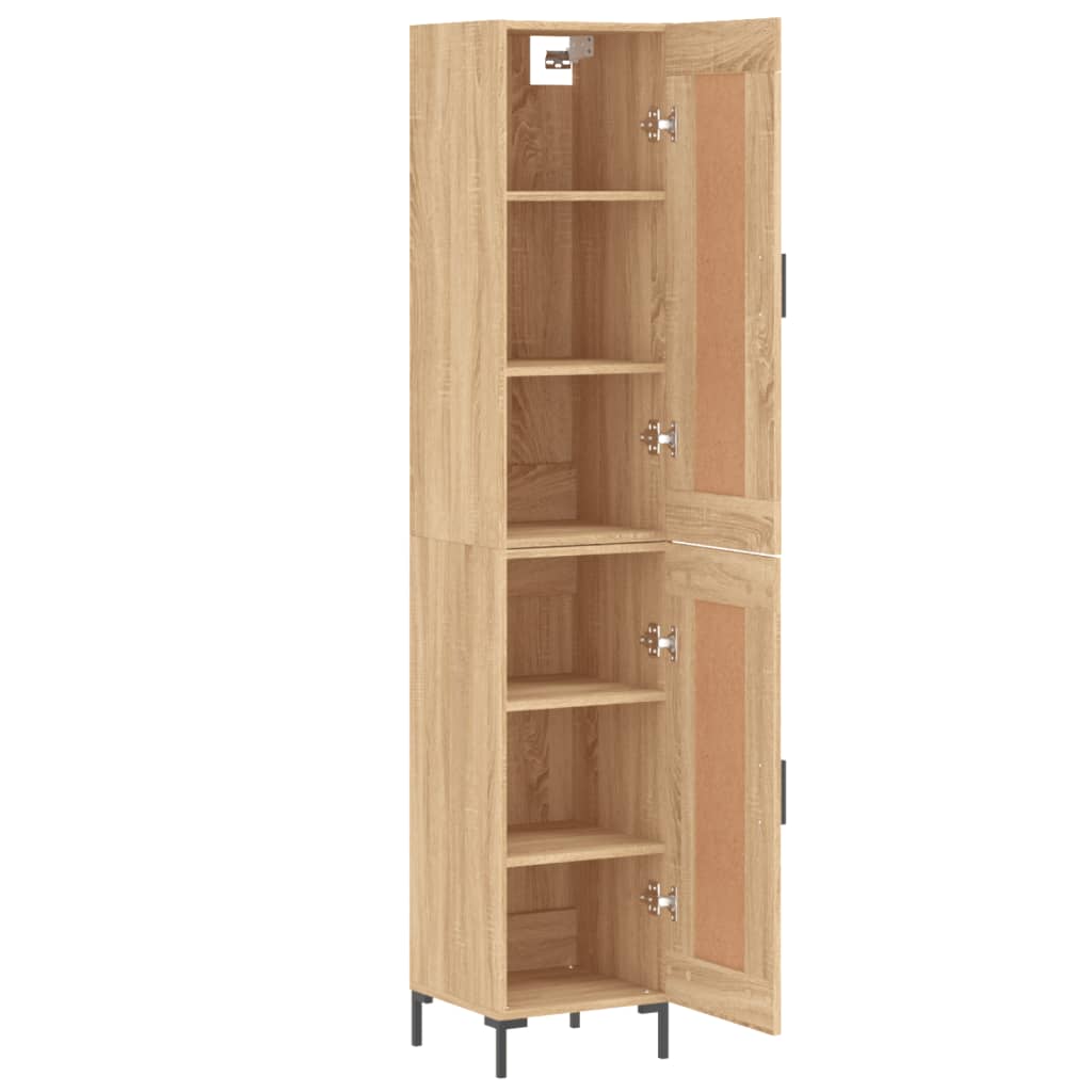 Skåp Sonoma Ek 34,5x34x180 cm