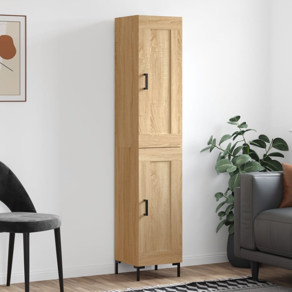 Skåp Sonoma Ek 34,5x34x180 cm