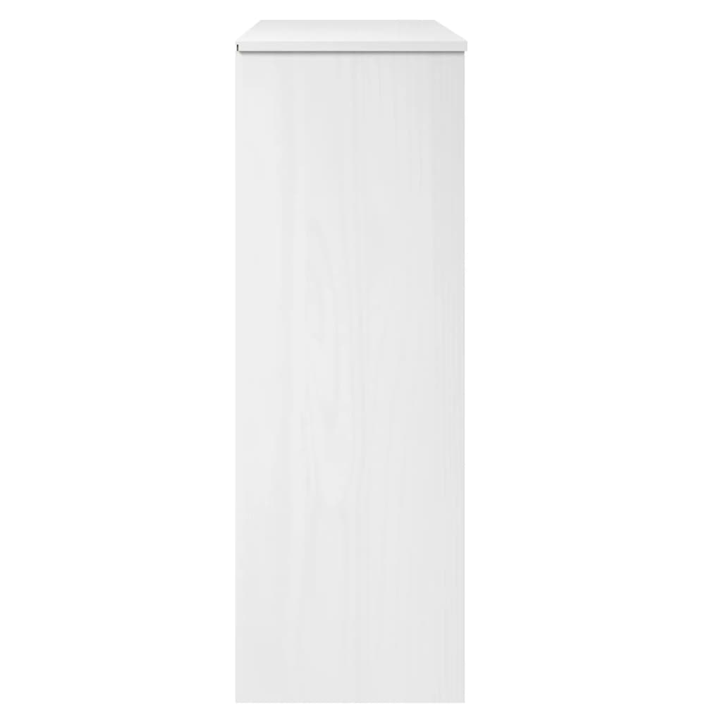 Skåp Vit Överdel till Skåp MOLDE 90x35x100 cm massiv furu