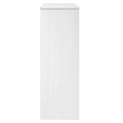 Skåp Vit Överdel till Skåp MOLDE 90x35x100 cm massiv furu