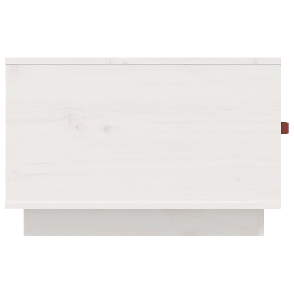 Soffbord Vit 60x53x35 cm massiv furu
