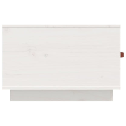 Soffbord Vit 60x53x35 cm massiv furu