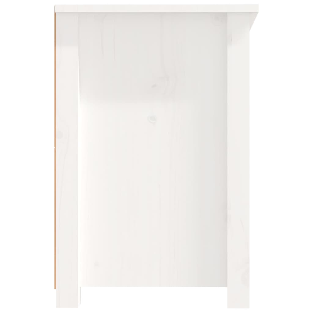 TV-Möbel Vit TV-Bänk 114x35x52 cm massiv furu
