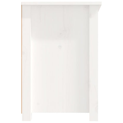 TV-Möbel Vit TV-Bänk 114x35x52 cm massiv furu