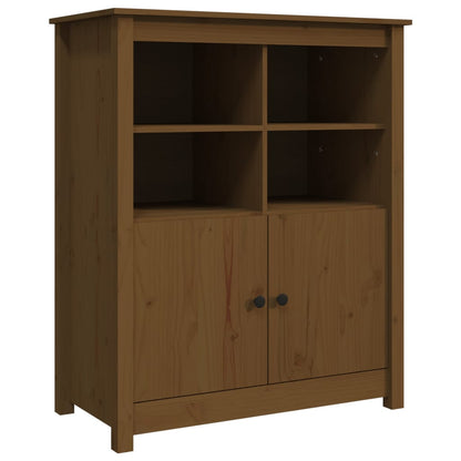 Skänk Brun Honungbrun 83x41,5x100 cm massiv furu