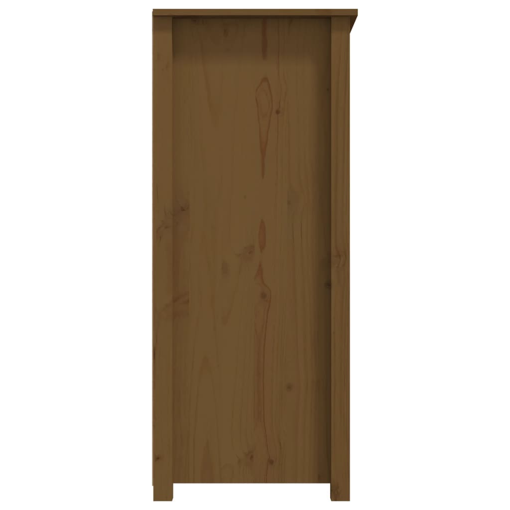 Skänk Brun Honungbrun 83x41,5x100 cm massiv furu