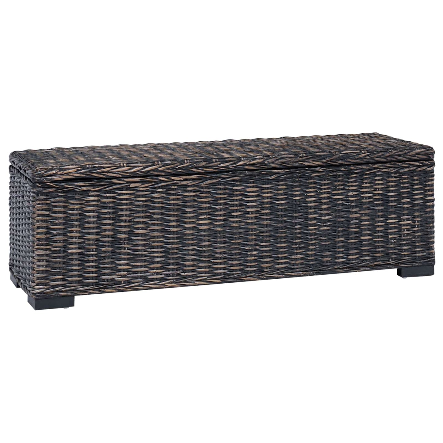 Förvaringslåda med lagring Svart 110 x 35 x 45 cm