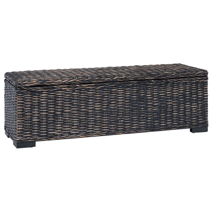 Förvaringslåda med lagring Svart 110 x 35 x 45 cm