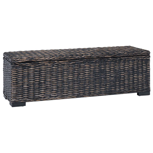 Förvaringslåda med lagring Svart 110 x 35 x 45 cm