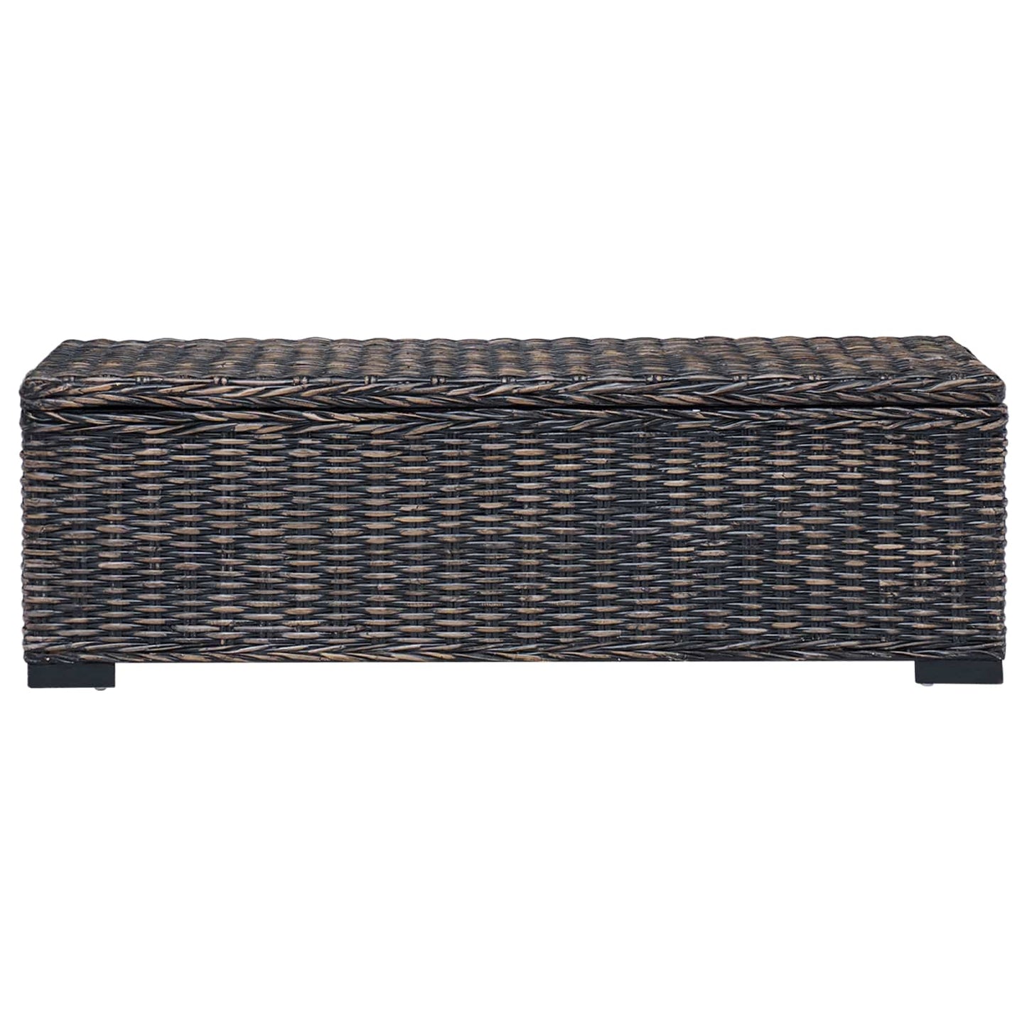 Förvaringslåda med lagring Svart 110 x 35 x 45 cm