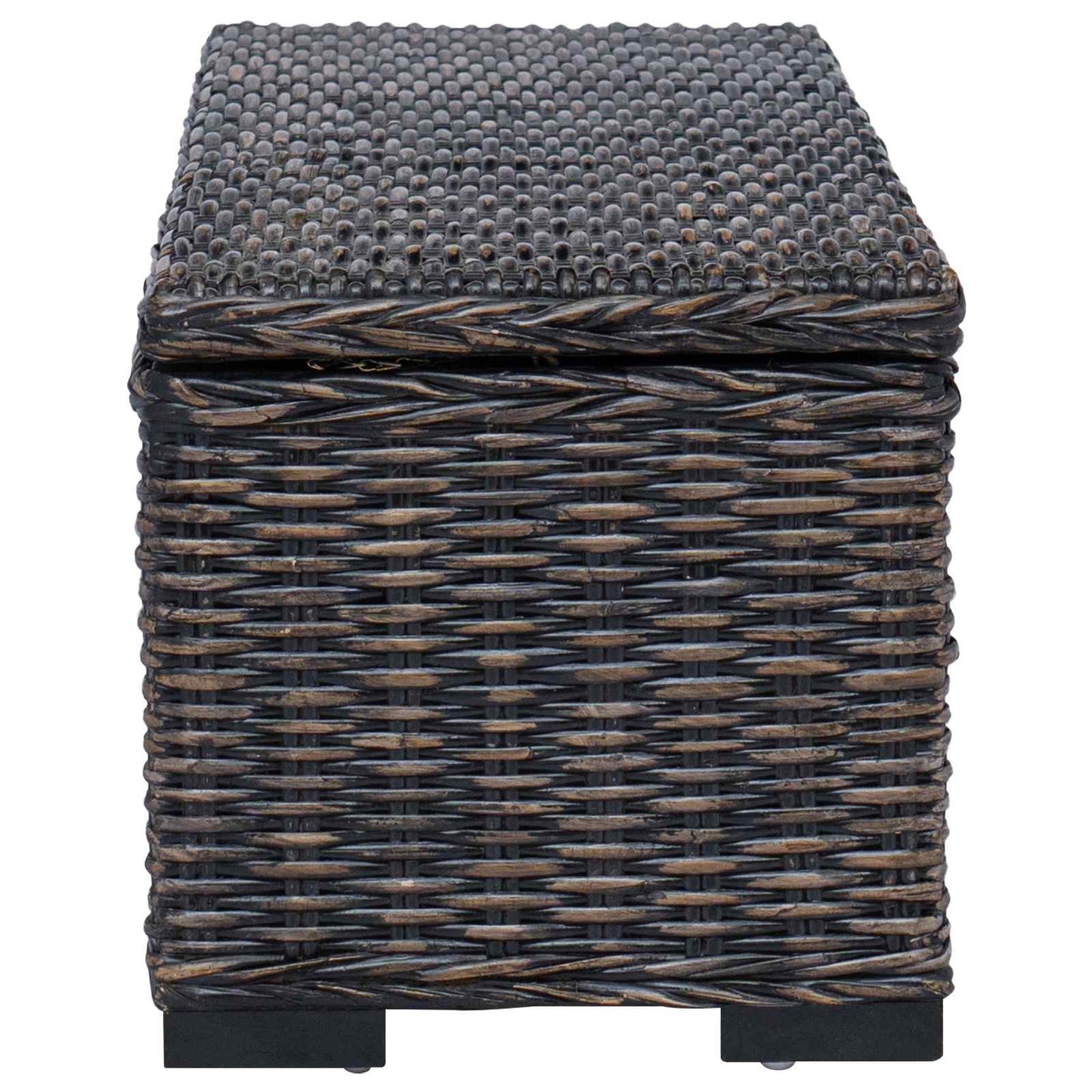 Förvaringslåda med lagring Svart 110 x 35 x 45 cm