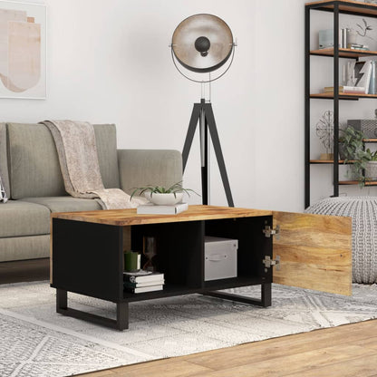 Soffbord Trä 80x50x40 cm massivt mangoträ