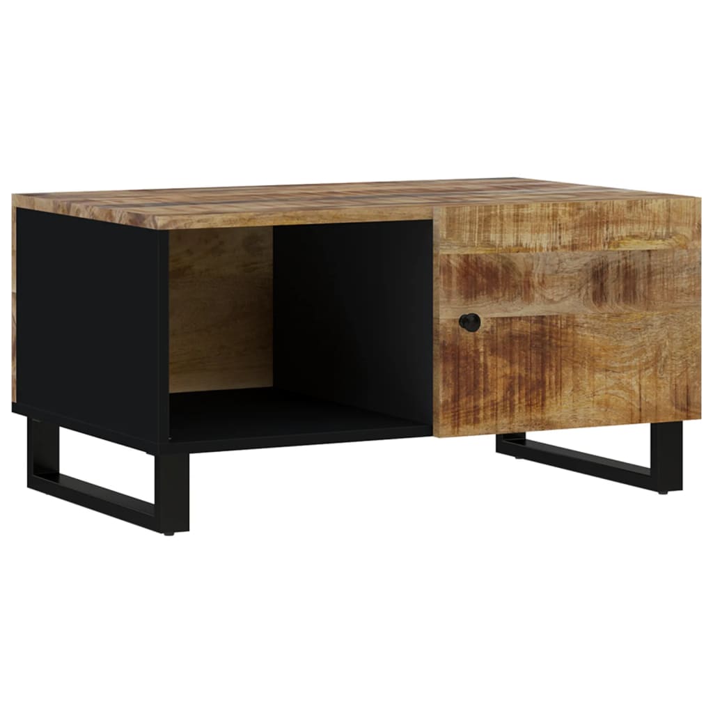 Soffbord Trä 80x50x40 cm massivt mangoträ