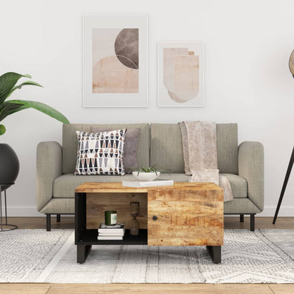 Soffbord Trä 80x50x40 cm massivt mangoträ