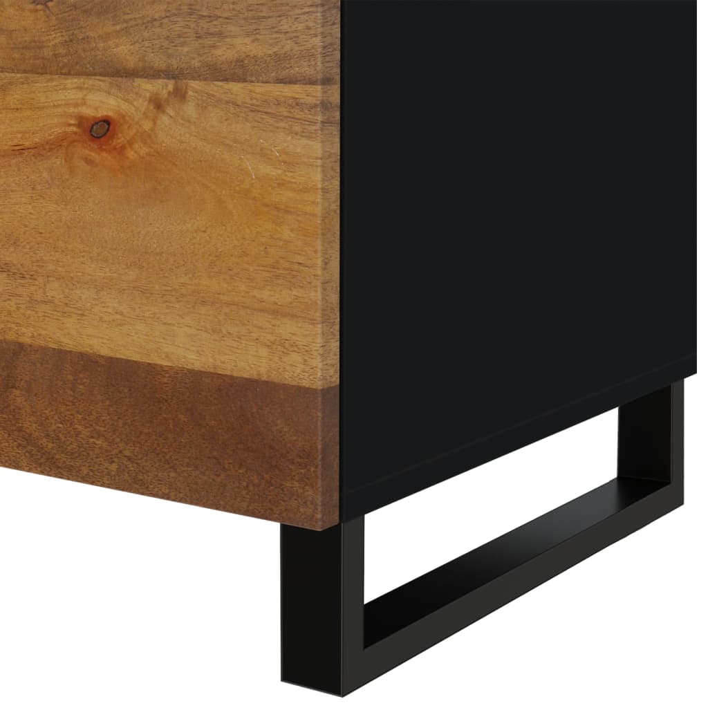 Soffbord Trä 80x50x40 cm massivt mangoträ och