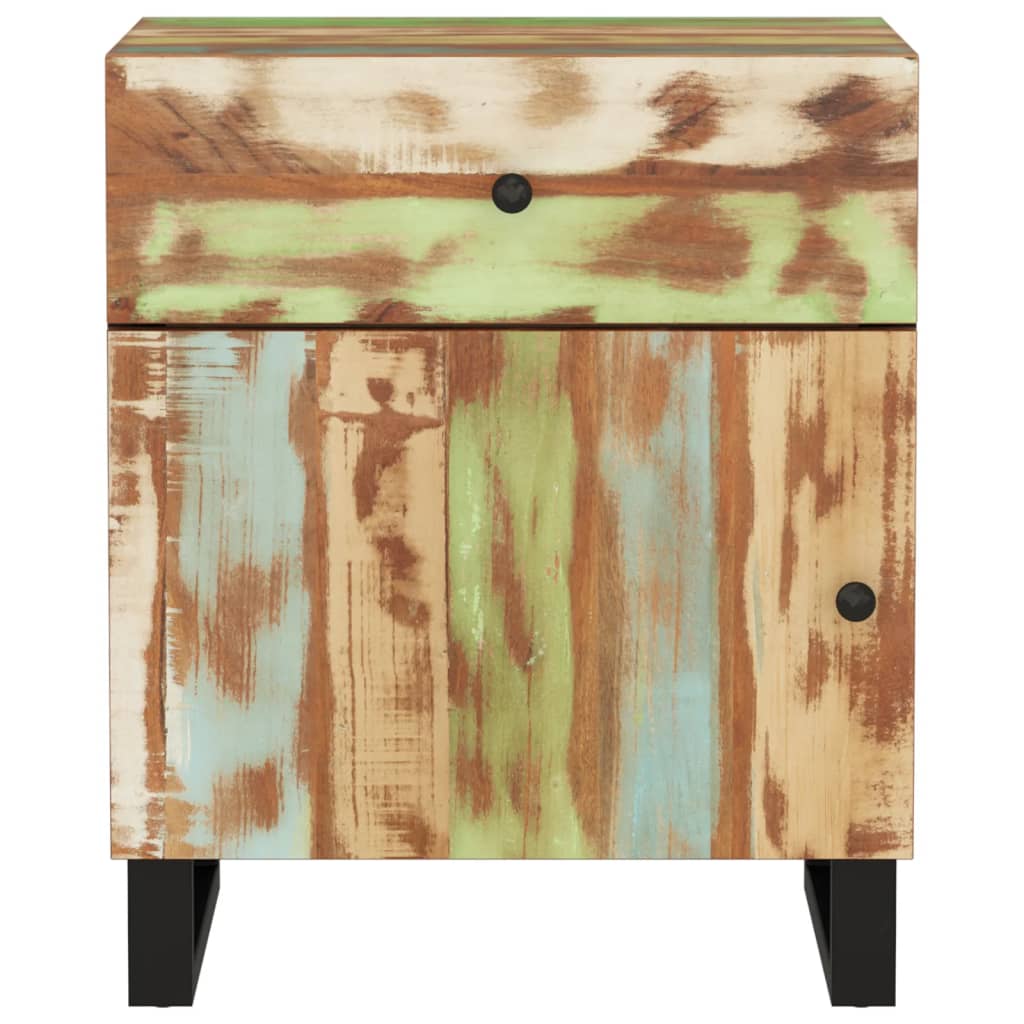 Sängbord Nattduksbord Trä 50x33x60 cm massivt återvunnet och