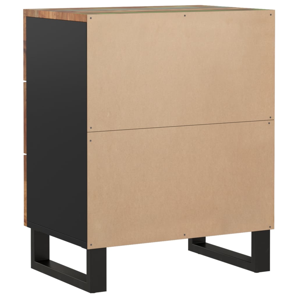 Sängbord Nattduksbord Trä 50x33x62 cm massivt återvunnet och