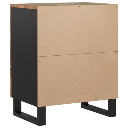 Sängbord Nattduksbord Trä 50x33x62 cm massivt återvunnet och