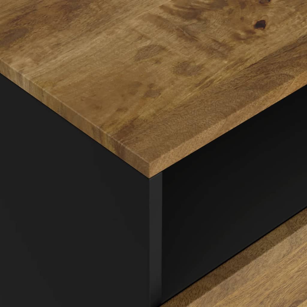 Sängbord Nattduksbord Trä 50x33x62 cm massivt mangoträ och