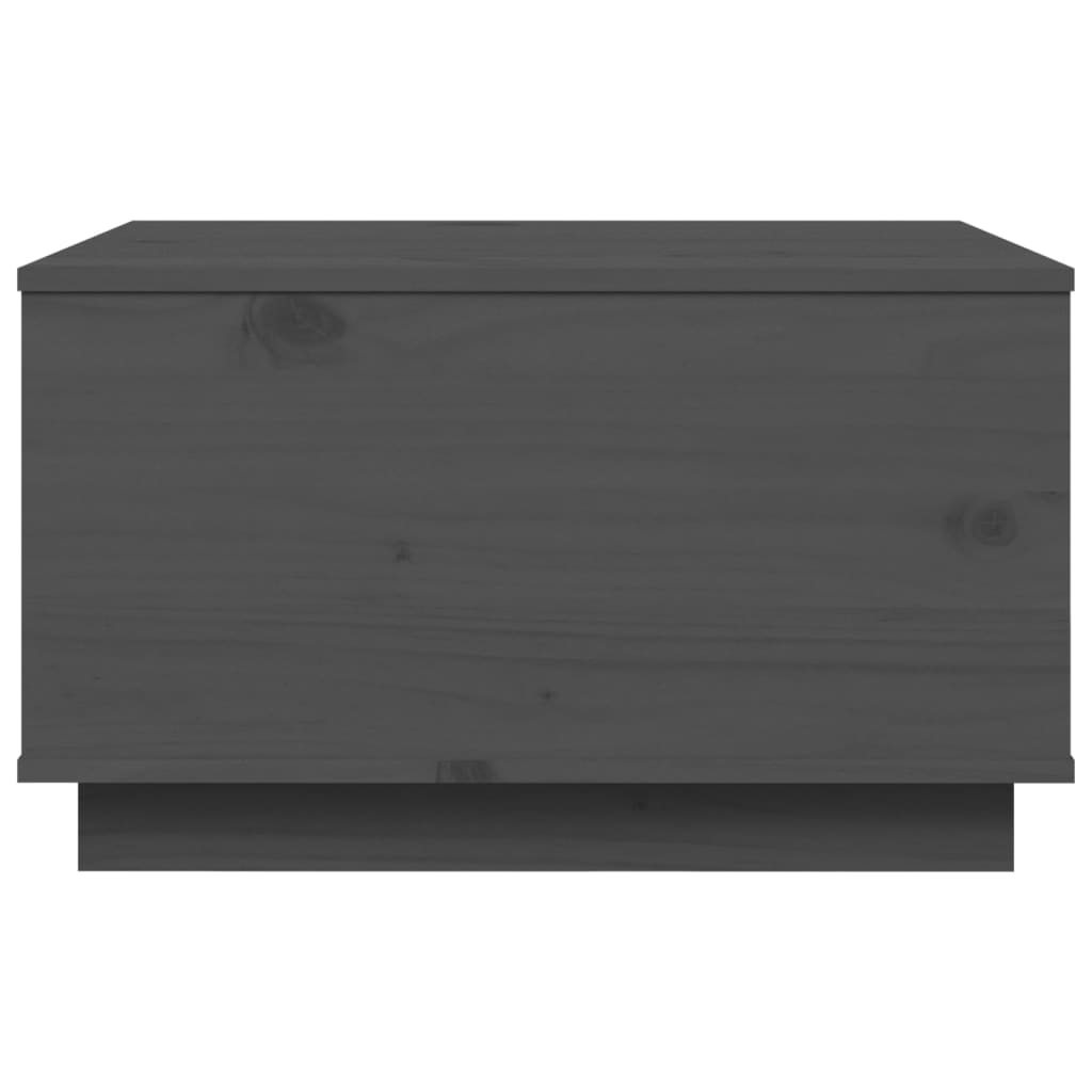 Soffbord Grå 60x50x35 cm massivt furu