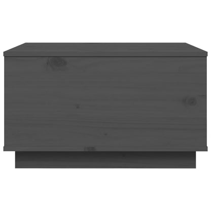 Soffbord Grå 60x50x35 cm massivt furu